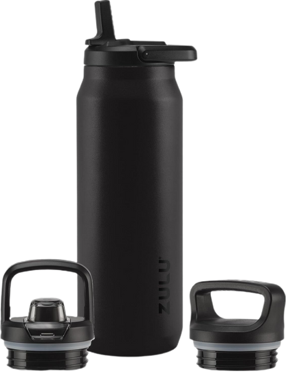 Termo de Acero Inoxidable - 3 Tapas Incluidas