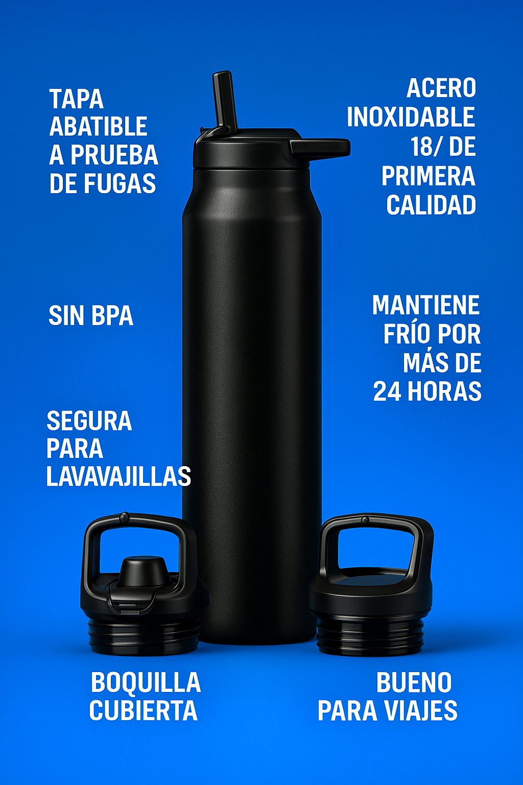 Combo Hidratación Perfecta: Termo + Porta Termos Magnético