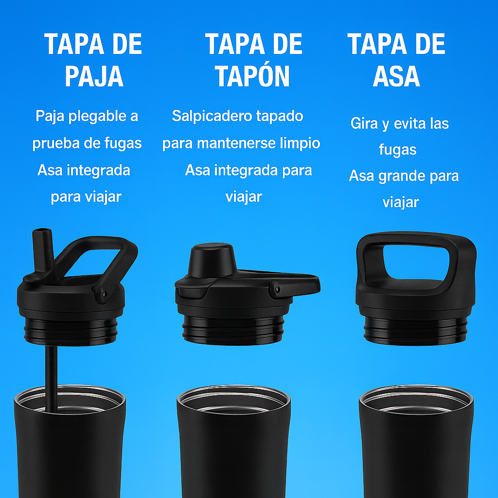 Combo Hidratación Perfecta: Termo + Porta Termos Magnético