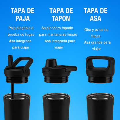 Combo Hidratación Perfecta: Termo + Porta Termos Magnético