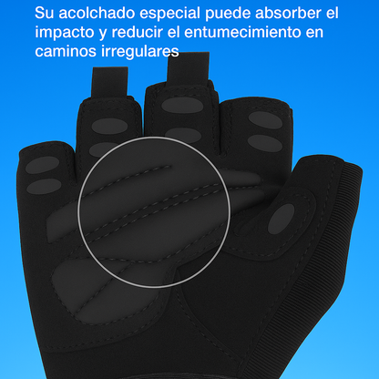 Guantes de Gimnasio con Soporte de Muñeca - Antideslizantes