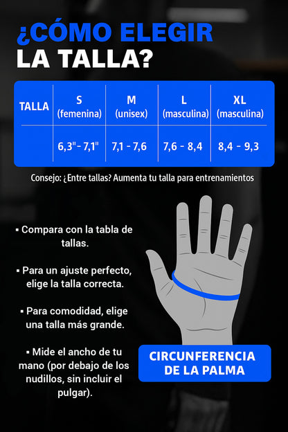 Guantes de Gimnasio con Soporte de Muñeca - Antideslizantes